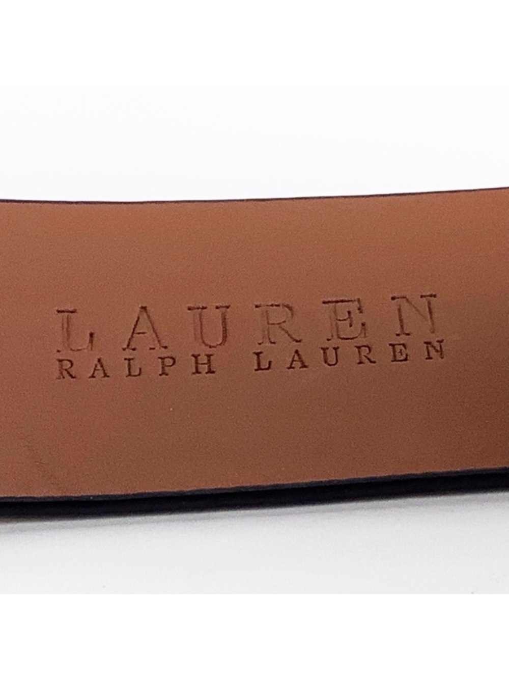 New Ralph Lauren Leather Leopard Print Calf Hair Belt Small Brown Black NWOT - Picture 6 of 12